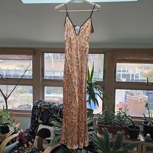 Vibrant Paisley Maxi Dress